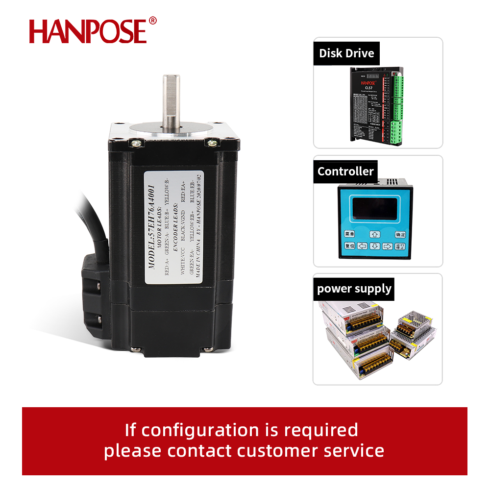 Stappenmotor met gesloten lus  - Nema 23 Closed Loop Stepper Motor Driver Kit recensie en prijs