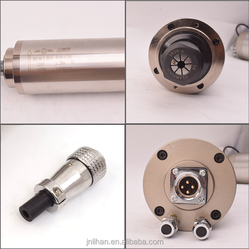 2,2 kW 220V watergekoelde CNC- - 2.2Kw Water Cooled Spindle Kit Vfd recensie en prijs
